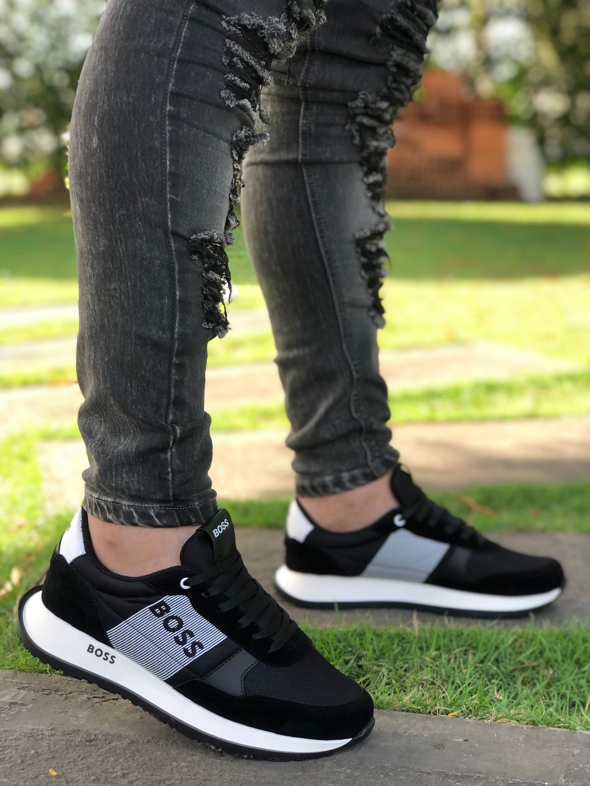 BOSS CABALLERO MK NEGRO GRIS